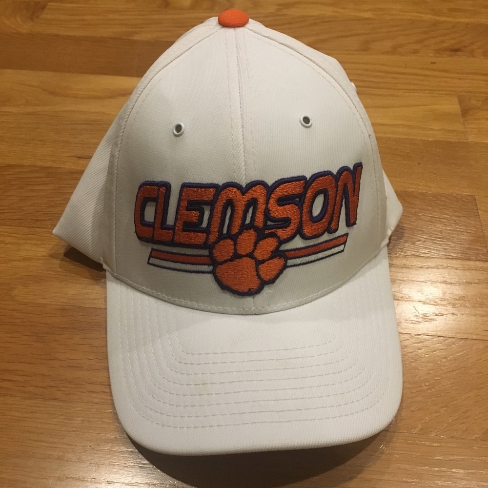 Clemson White and Orange Ball Cap by Zephyr